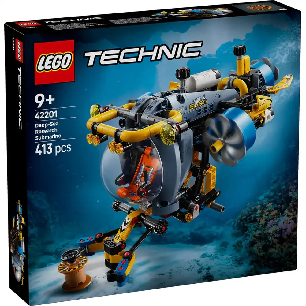 LEGO - Technic Deep-Sea Research Submarine 413 Pieces - 42201