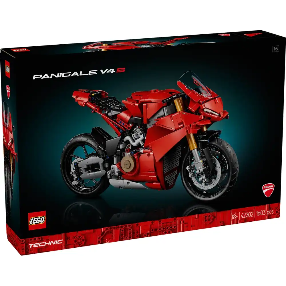 LEGO - Technic Ducati Panigale V4 S Motorcycle 1603 Pieces - 42202