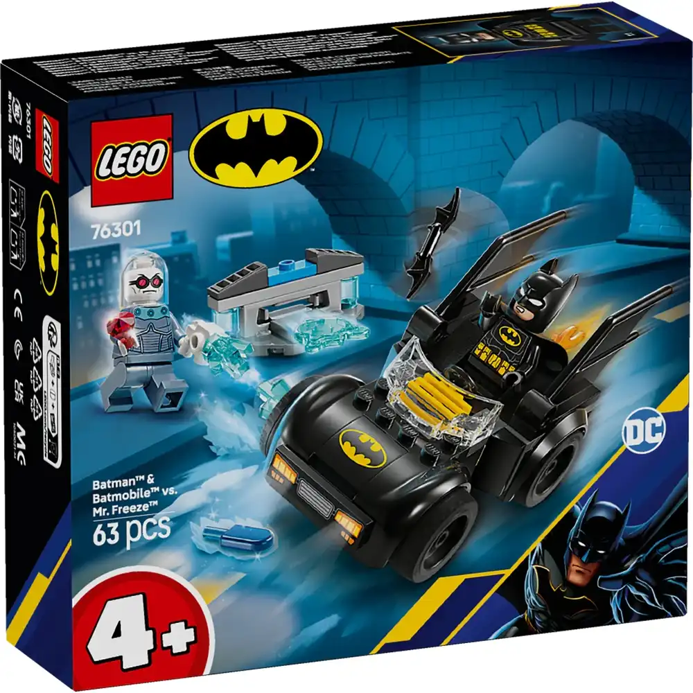 LEGO - DC Batman & Batmobile VS Mr.Freeze 63 Pieces - 76301