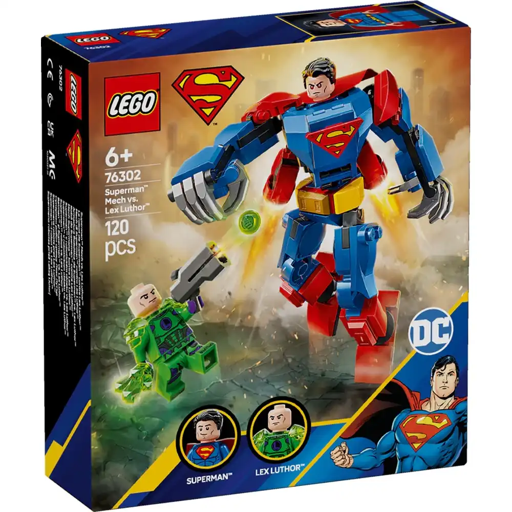 LEGO - DC Superman Mech VS Lex Luthor 120 Pieces - 76302