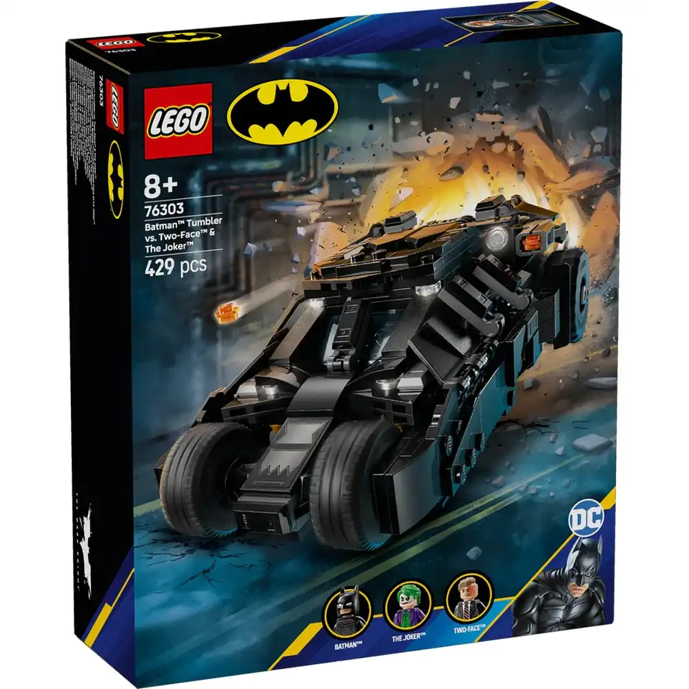 LEGO - DC Batman Tumbler VS Two-Face & The Joker 429 Pieces - 76303