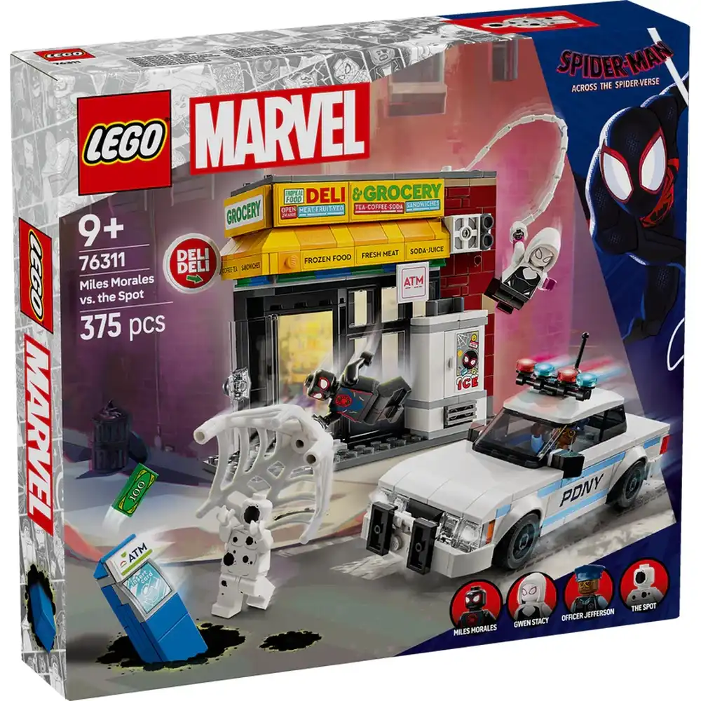 LEGO - Marvel Spider-Verse Miles Morales vs. The Spot 375 Pieces - 76311