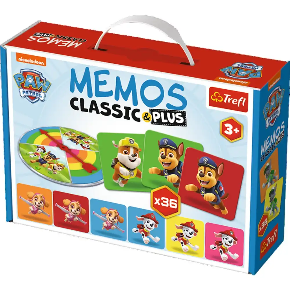 Trefl - Paw Patrol Memos & Classic Plus 36 Pieces - 02269