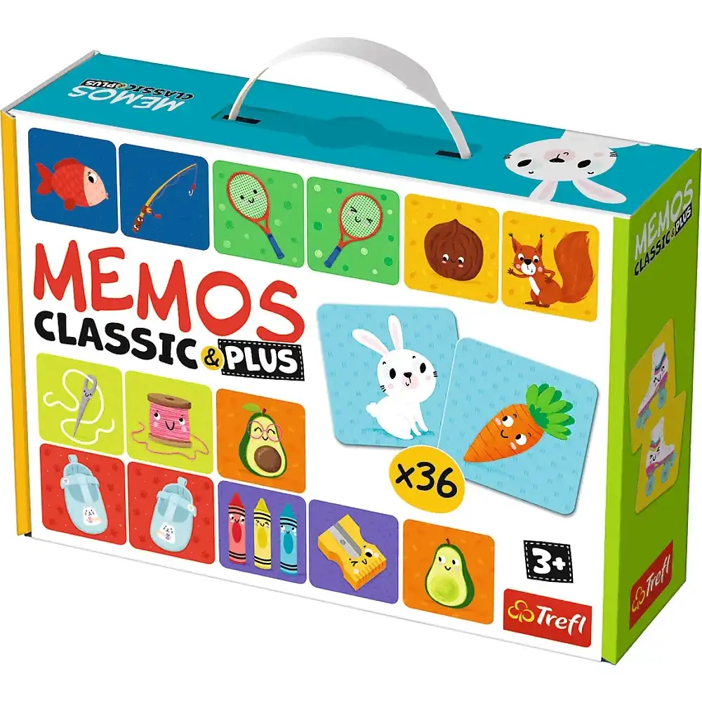 Trefl – Memos Classic & Plus Logic Table Game – 02272