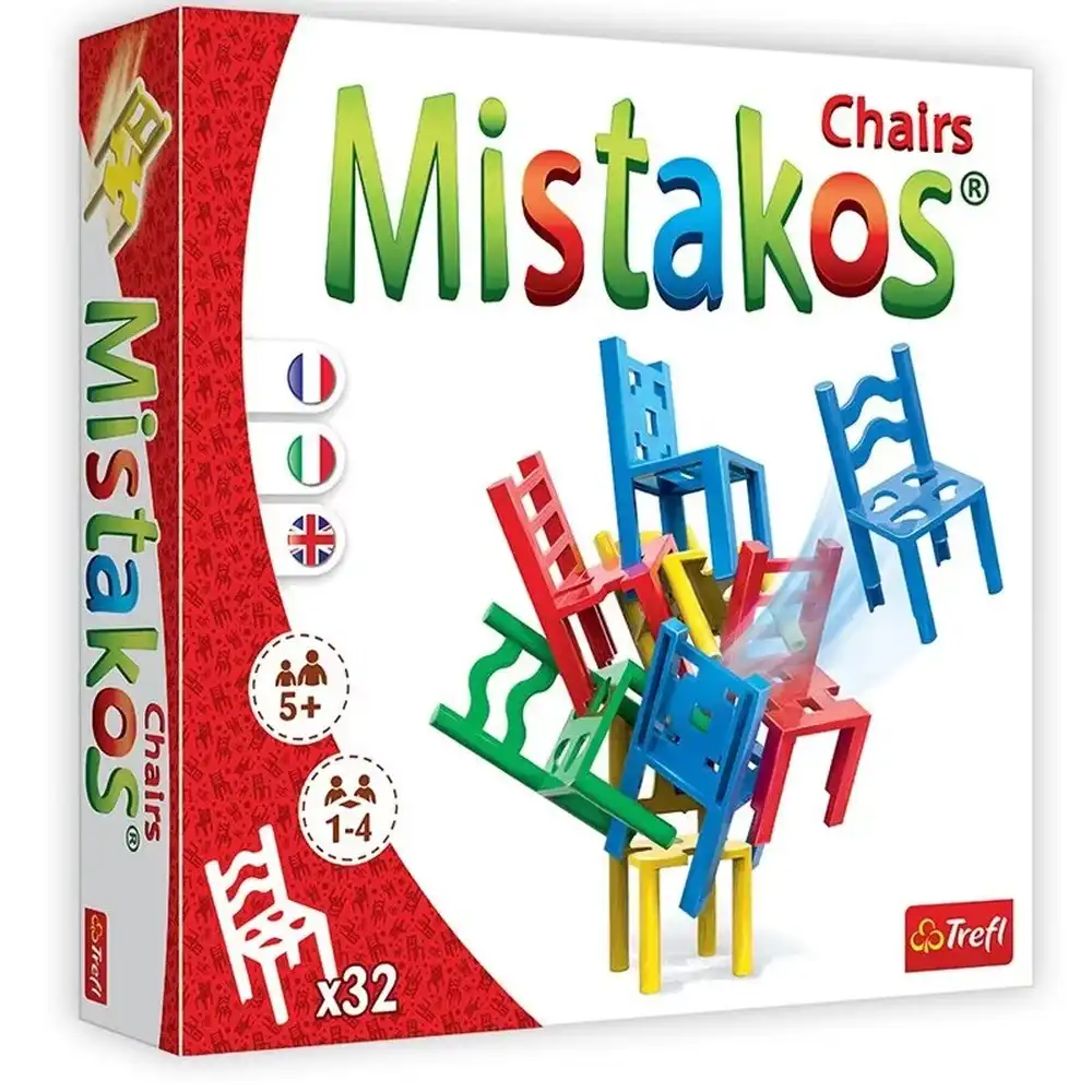 Trefl - Mistakos Chair on Chair Game 32 Pieces - 02321