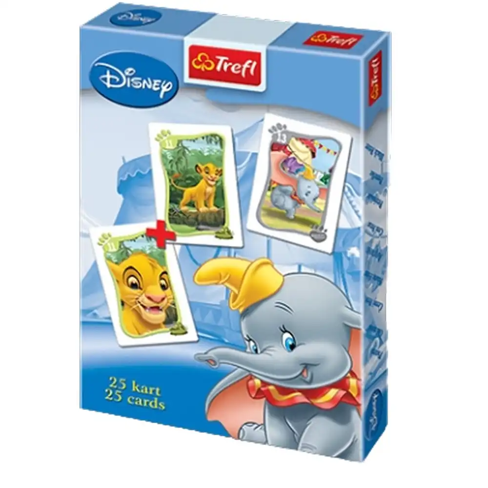 Trefl - Disney Animal Friends Cards Game 25 Card - 08021