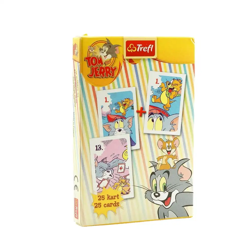 Trefl - Tom and Jerry Playing Cards Black Peter and Memo - 08216