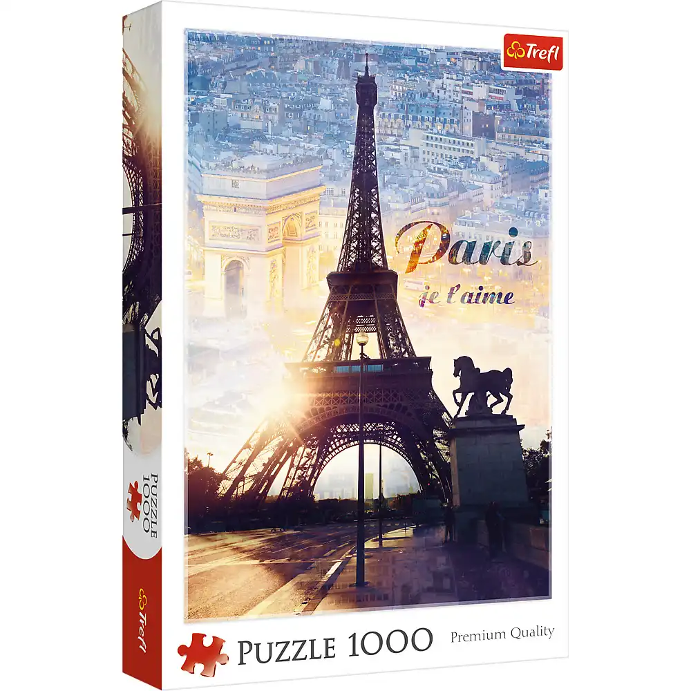 Trefl - Paris At Dawn Shaped Puzzle 1000 Pieces - 10394