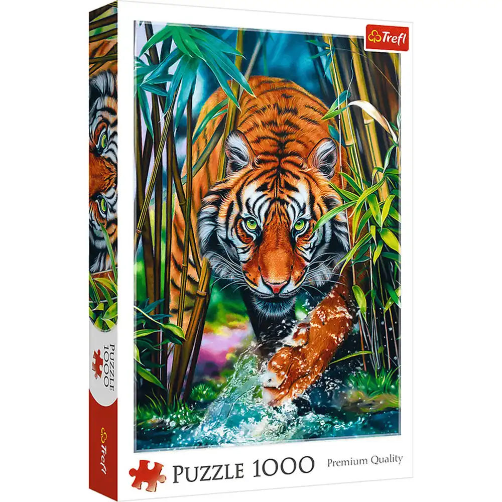 Trefl - Predatory Tiger Puzzle 1000 Pieces - 10528