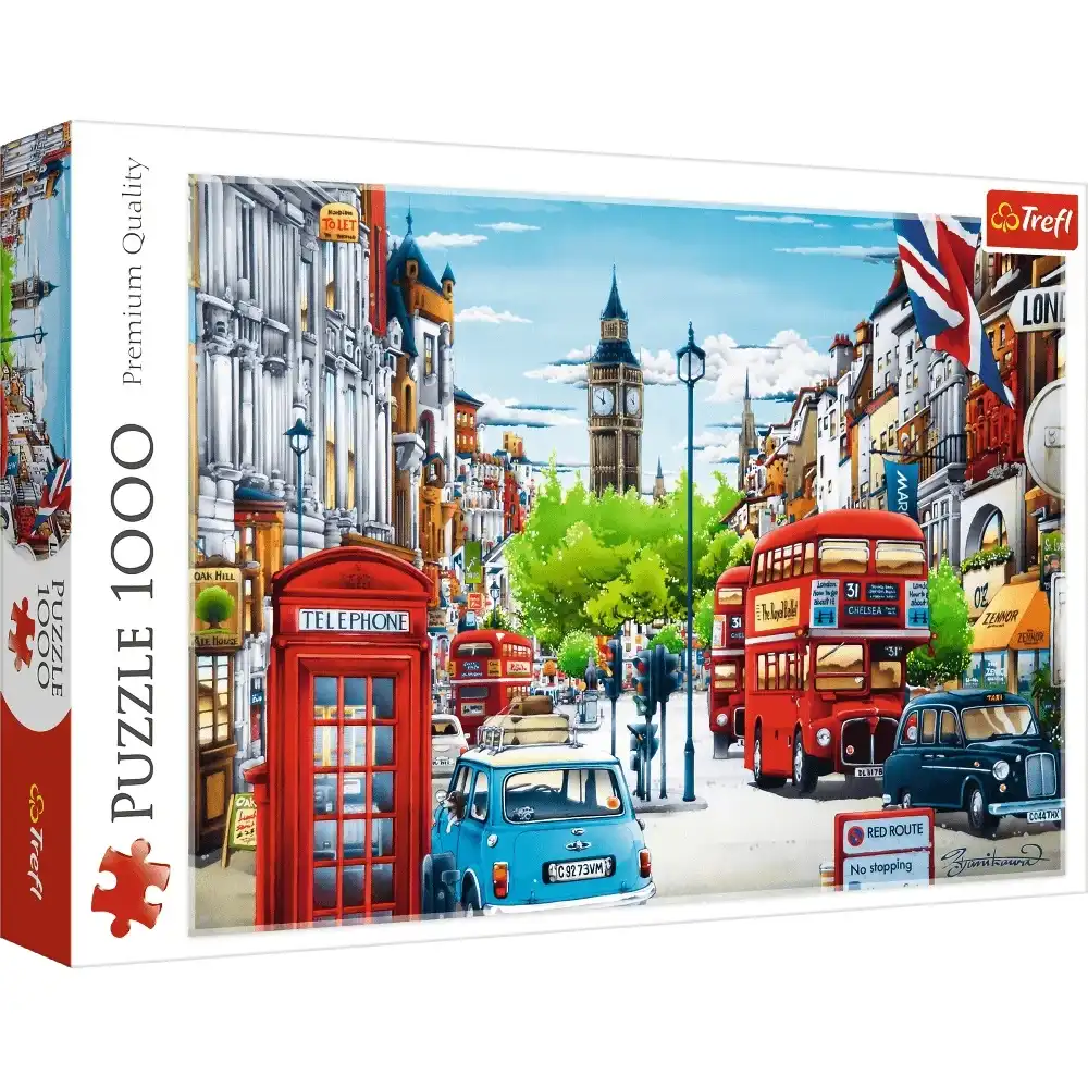 Trefl - London Street Puzzle 1000 Pieces - 10557