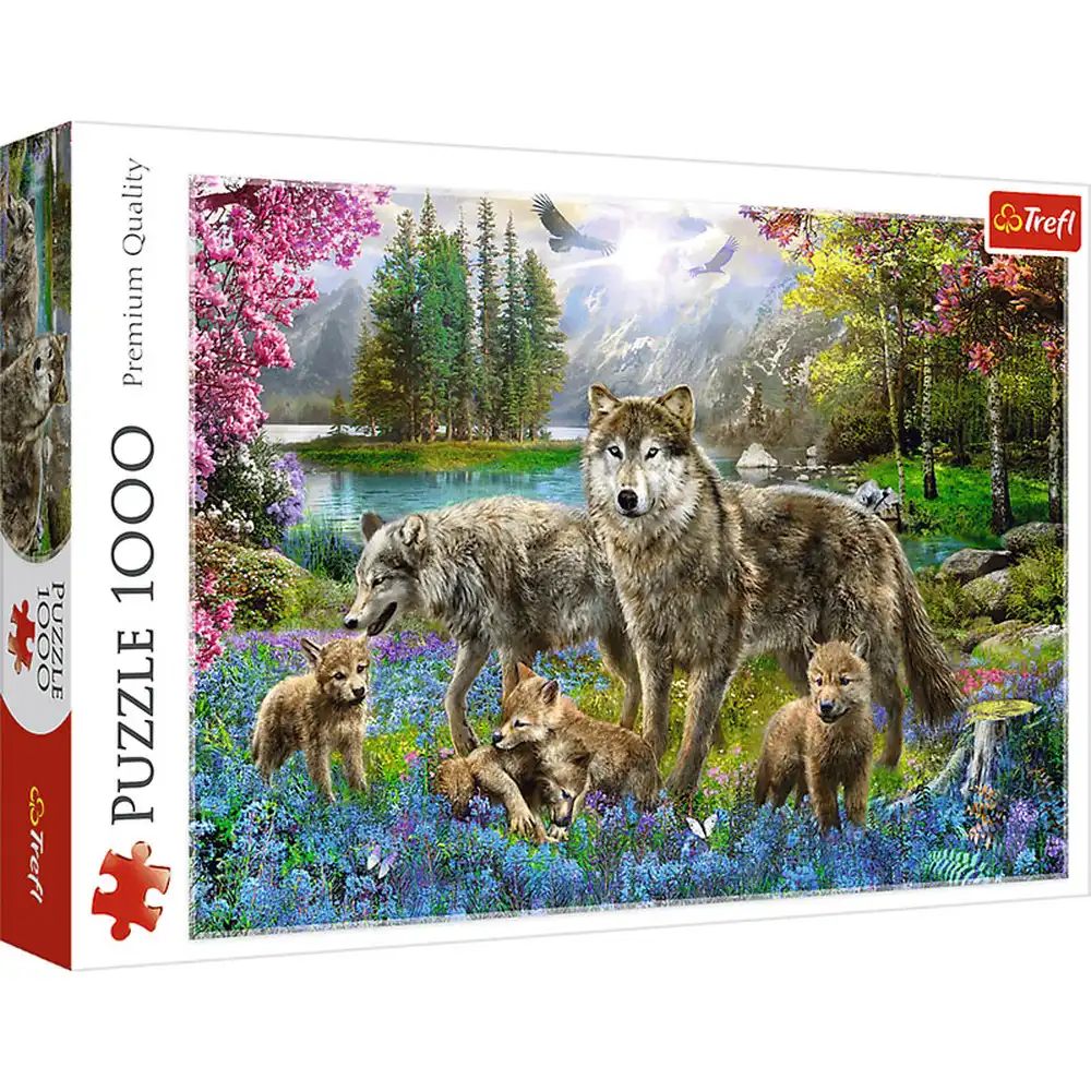 Trefl - Wolf Family Puzzle 1000 Pieces - 10558