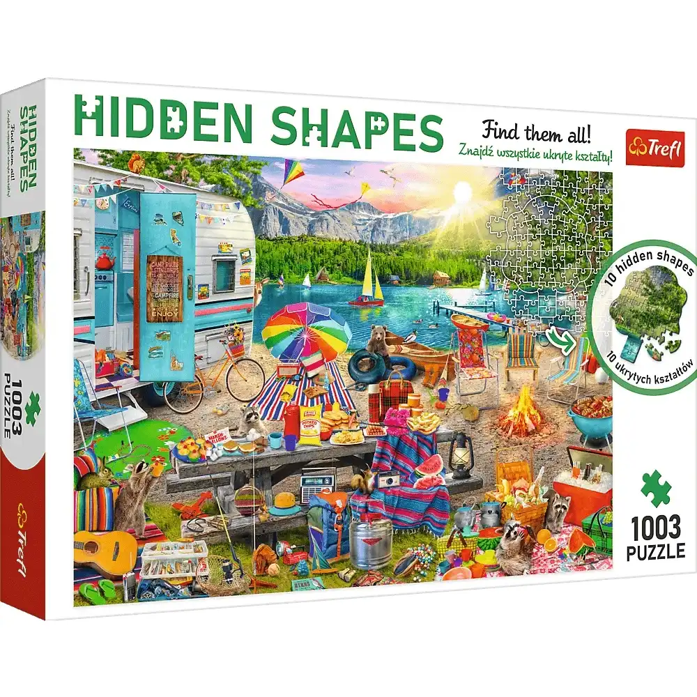Trefl - Hidden Shapes Motorhome Trip Puzzle 1003 Pieces - 10677
