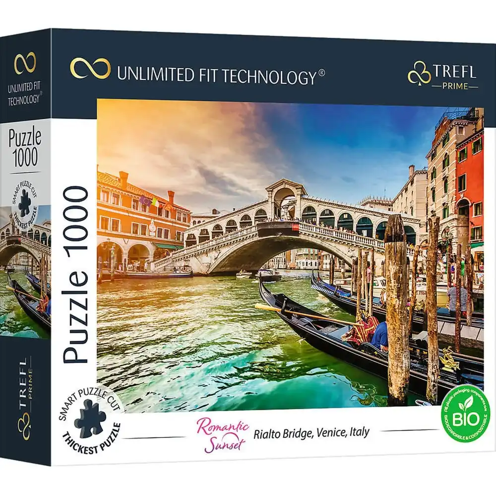 Trefl - Prime Rialto Bridge, Venice, Italy 1000 Pieces - 10692