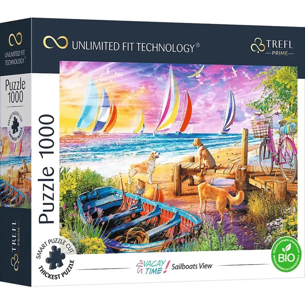 Trefl - Prime Vacay Time: Sailboats View 1000 Pieces - 10697
