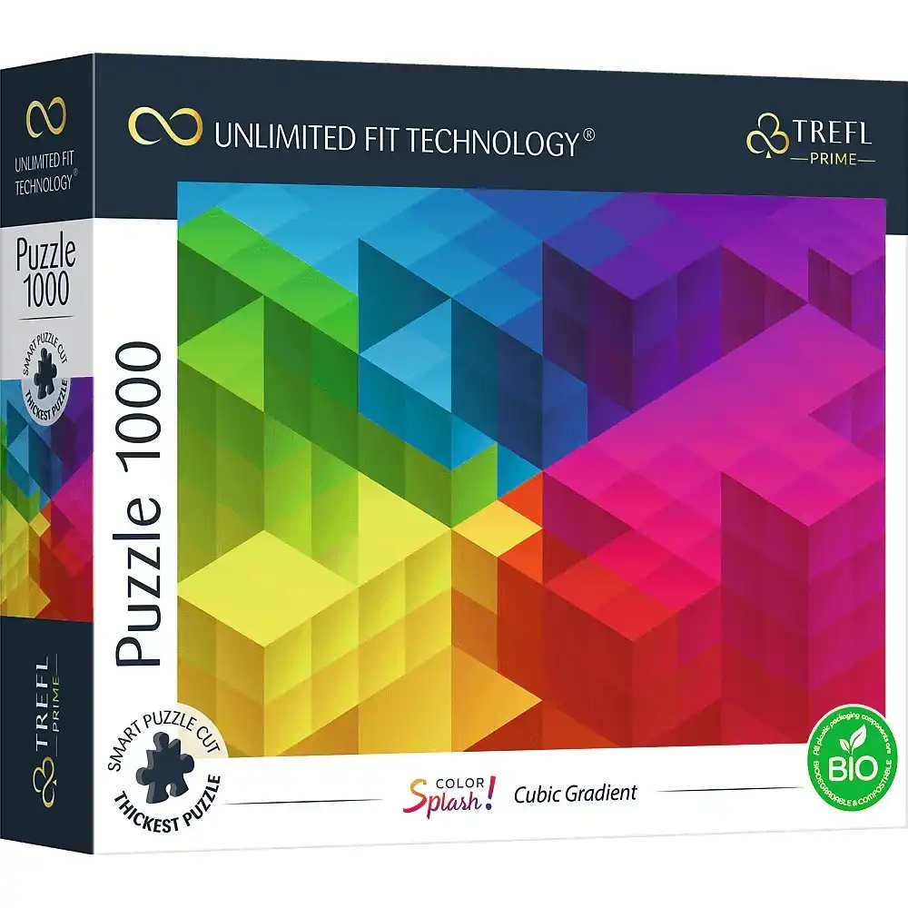 Trefl - Puzzle Cubic Gradient 1000Pcs - 10700