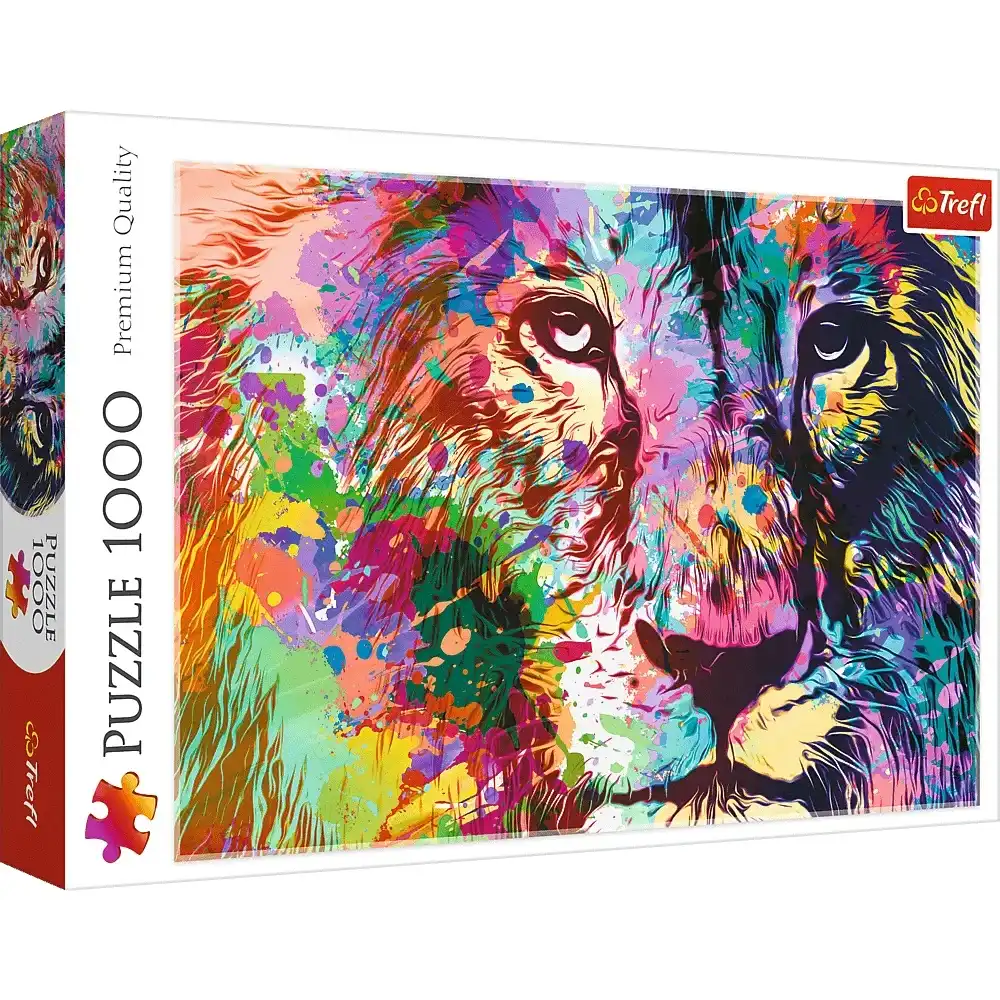 Trefl - Colorful Lion Puzzle 1000 Pieces - 10707