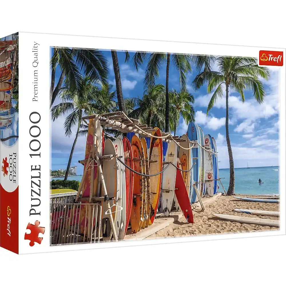 Trefl - Waikiki Beach, Hawaii Puzzle 1000 Pieces - 10742