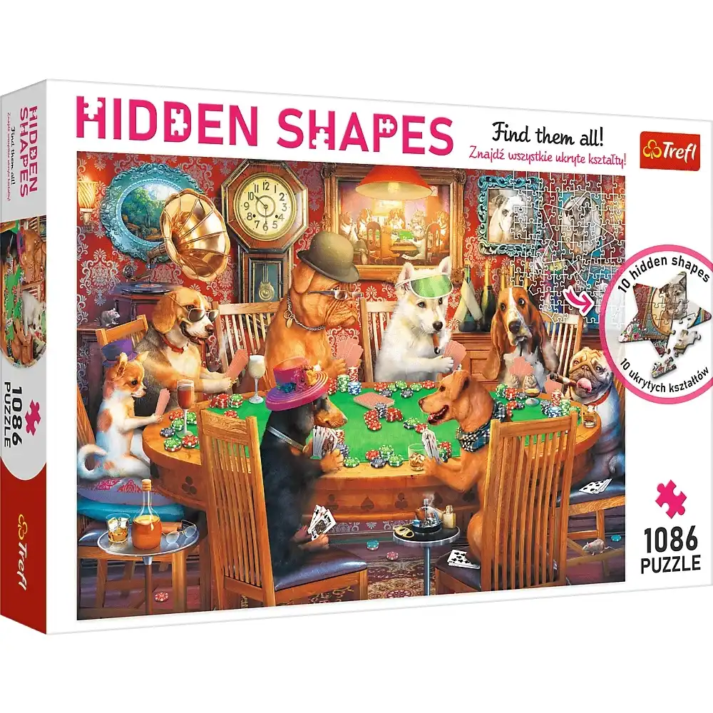 Trefl - Game Night Hidden Puzzle 1086 Pieces - 10749