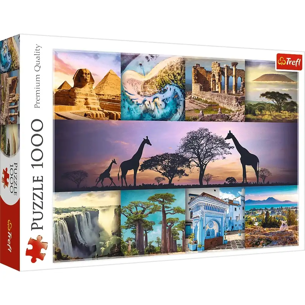 Trefl - Collage (Africa) Puzzle 1000 Pieces - 10792