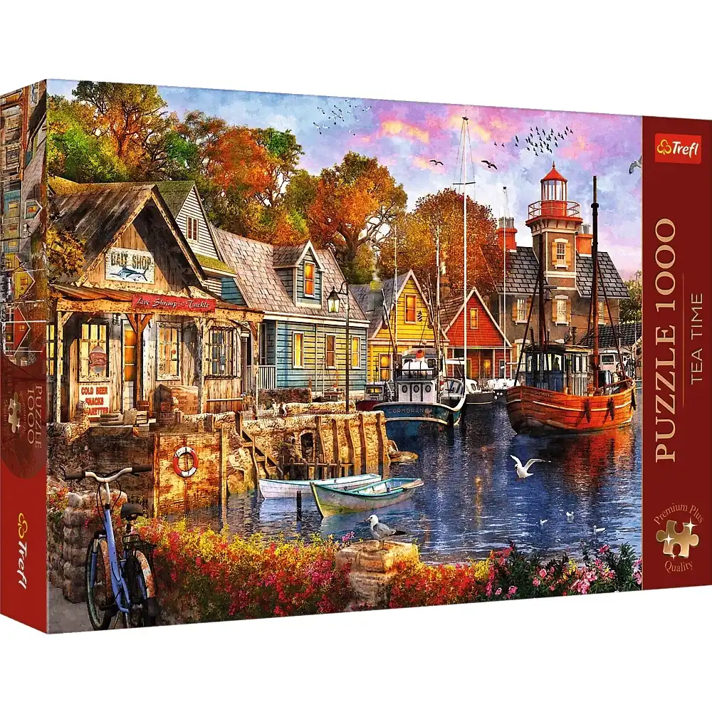 Trefl - Tea Time Seaside Corner Premium Puzzle 1000 Pieces - 10796