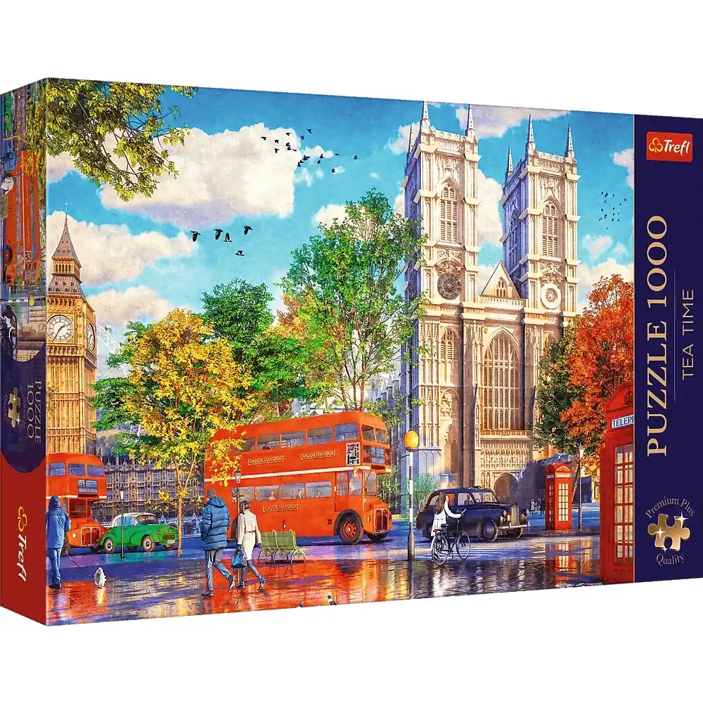 Trefl - Tea Time London View Premium Puzzle 1000 Pieces - 10805
