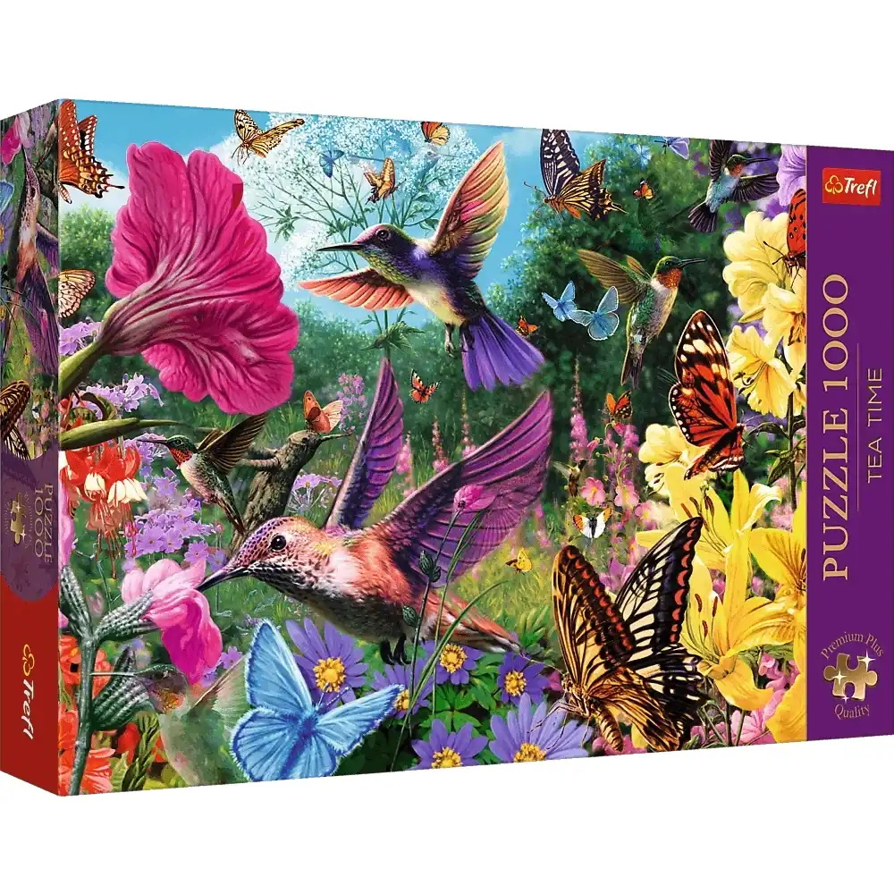 Trefl - Tea Time: Bird Garden Premium Puzzle 1000 Pieces - 10806