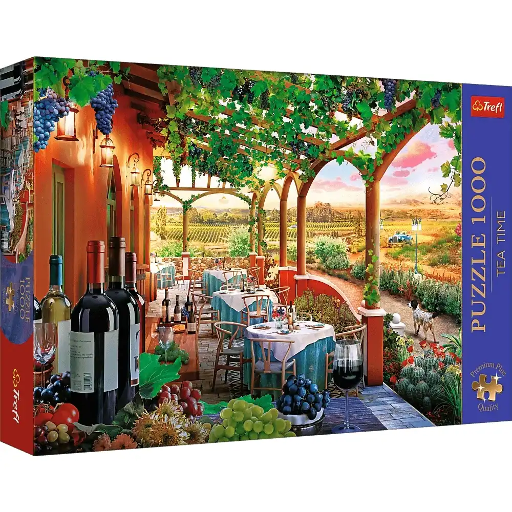 Trefl - Italian Vineyard Tea Time Puzzle 1000 Pieces - 10807
