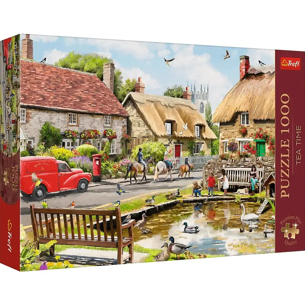 Trefl - Tea Time Summer in the Town Premium Puzzle 1000 Pieces - 10808
