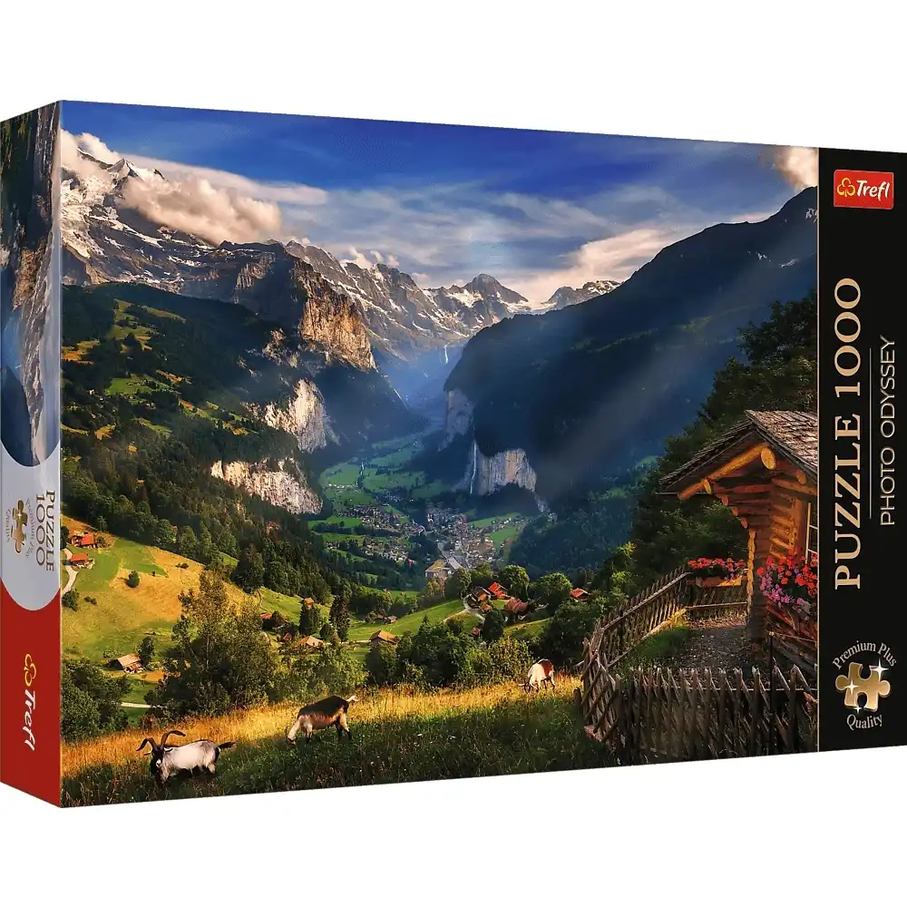 Trefl - Odyssey: Lauterbrunnen Valley, Switzerland Premium Puzzle 1000 Pieces - 10821