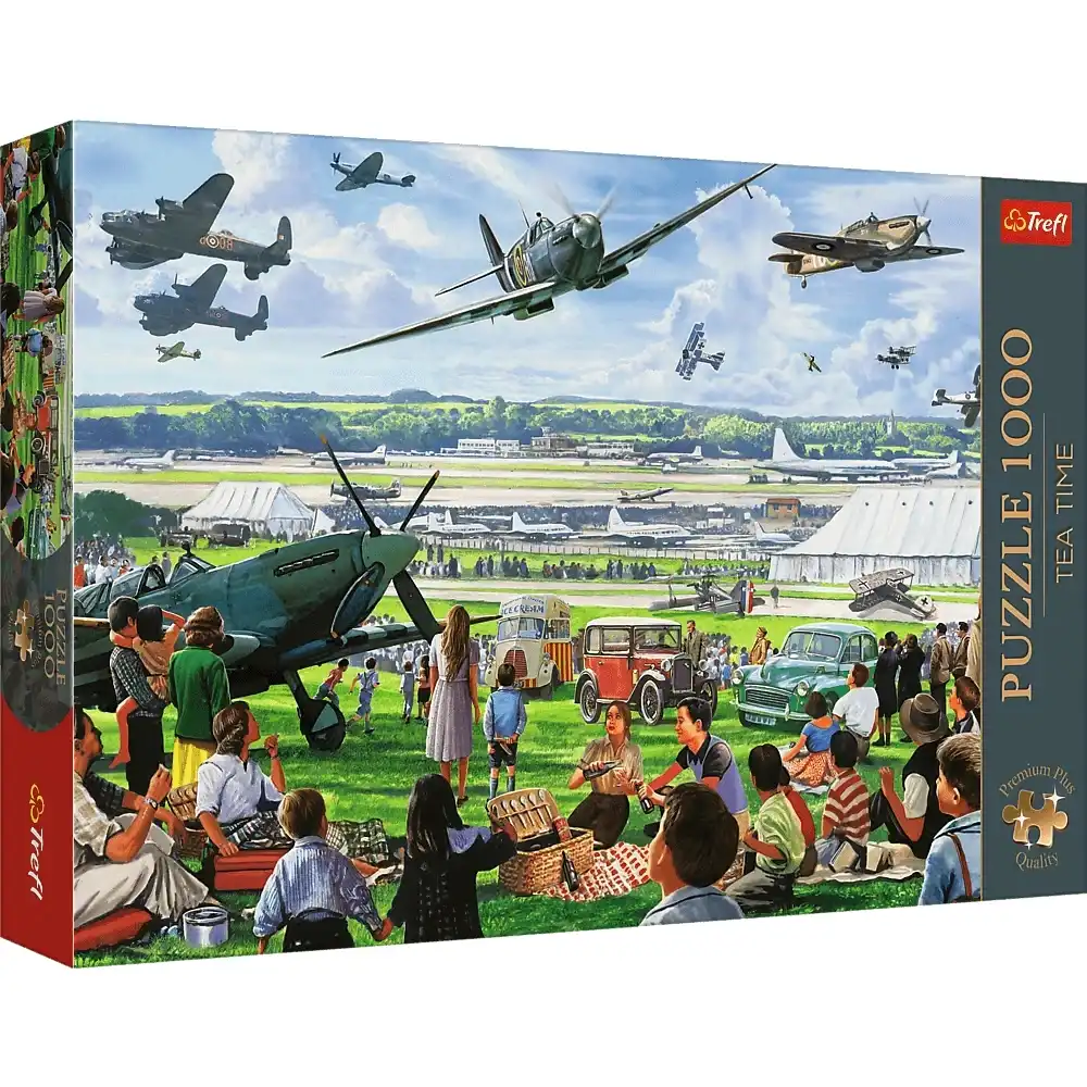 Trefl - Tea Time: Air Show Premium Puzzle 1000 Pieces - 10846