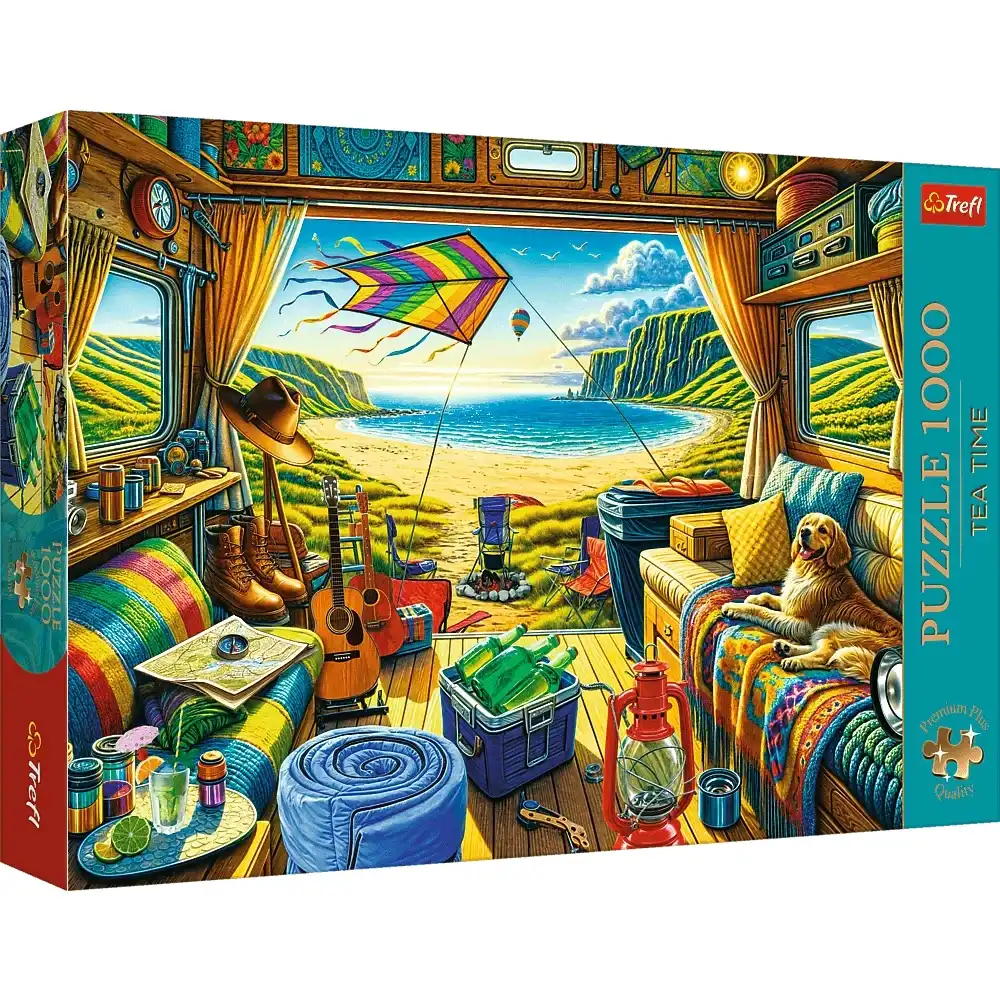 Trefl - Tea Time: Traveling by Camper Premium Puzzle - 10851