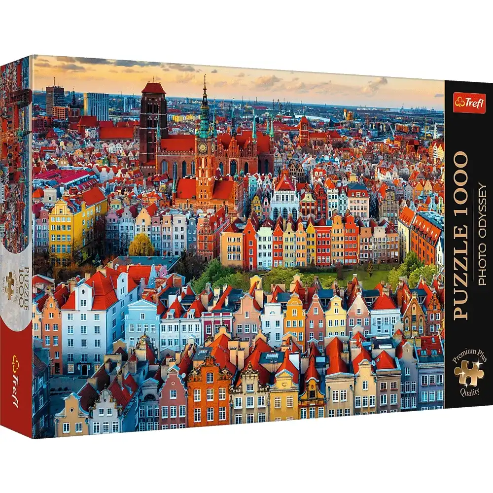 Trefl - Odyssey View of Gdańsk, Poland Premium Puzzle 1000 Pieces - 10856