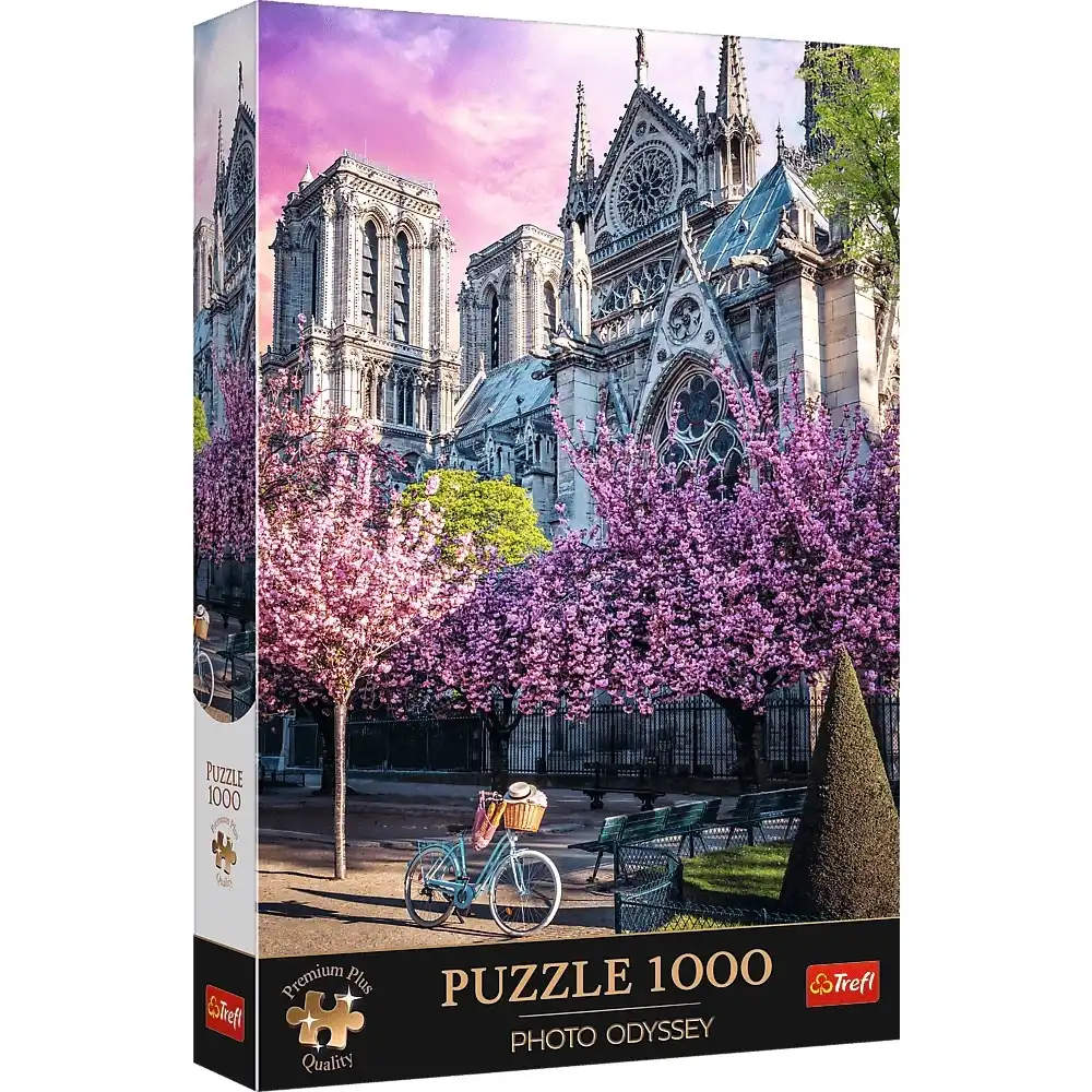 Trefl - Odyssey Notre-Dame Cathedral, Paris Premium Puzzle 1000 Pieces - 10858