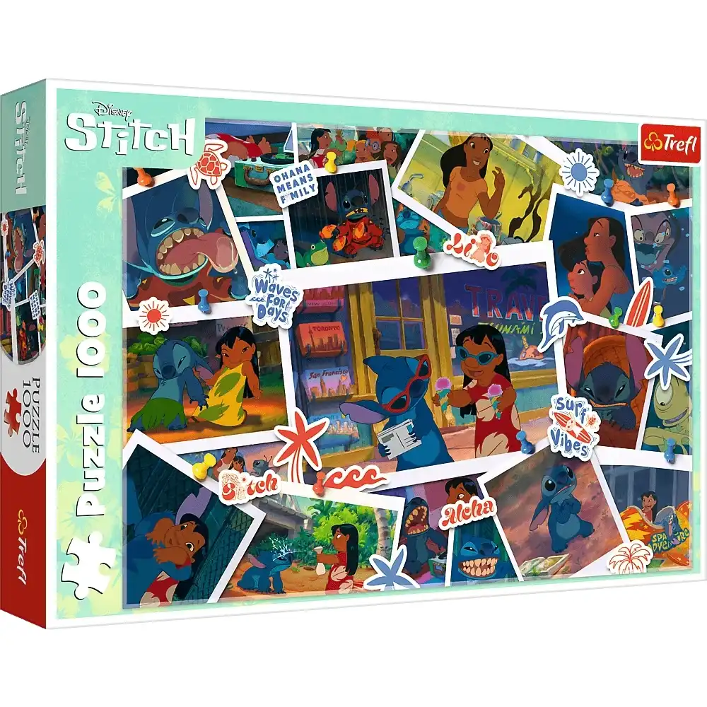 Trefl - Lilo & Stitch on Vacation Puzzle 1000 Pieces - 10882