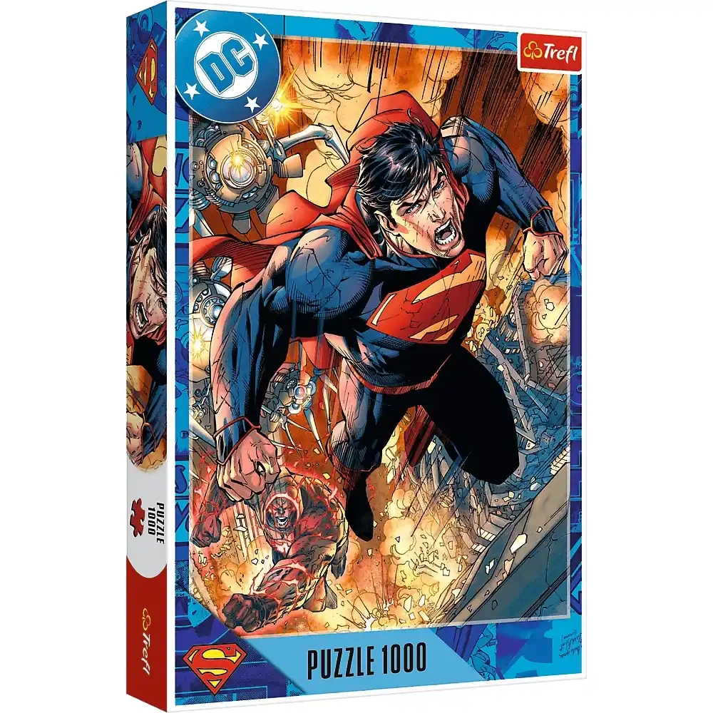 Trefl - DC Superman In Action Puzzle 1000 Pieces - 10936