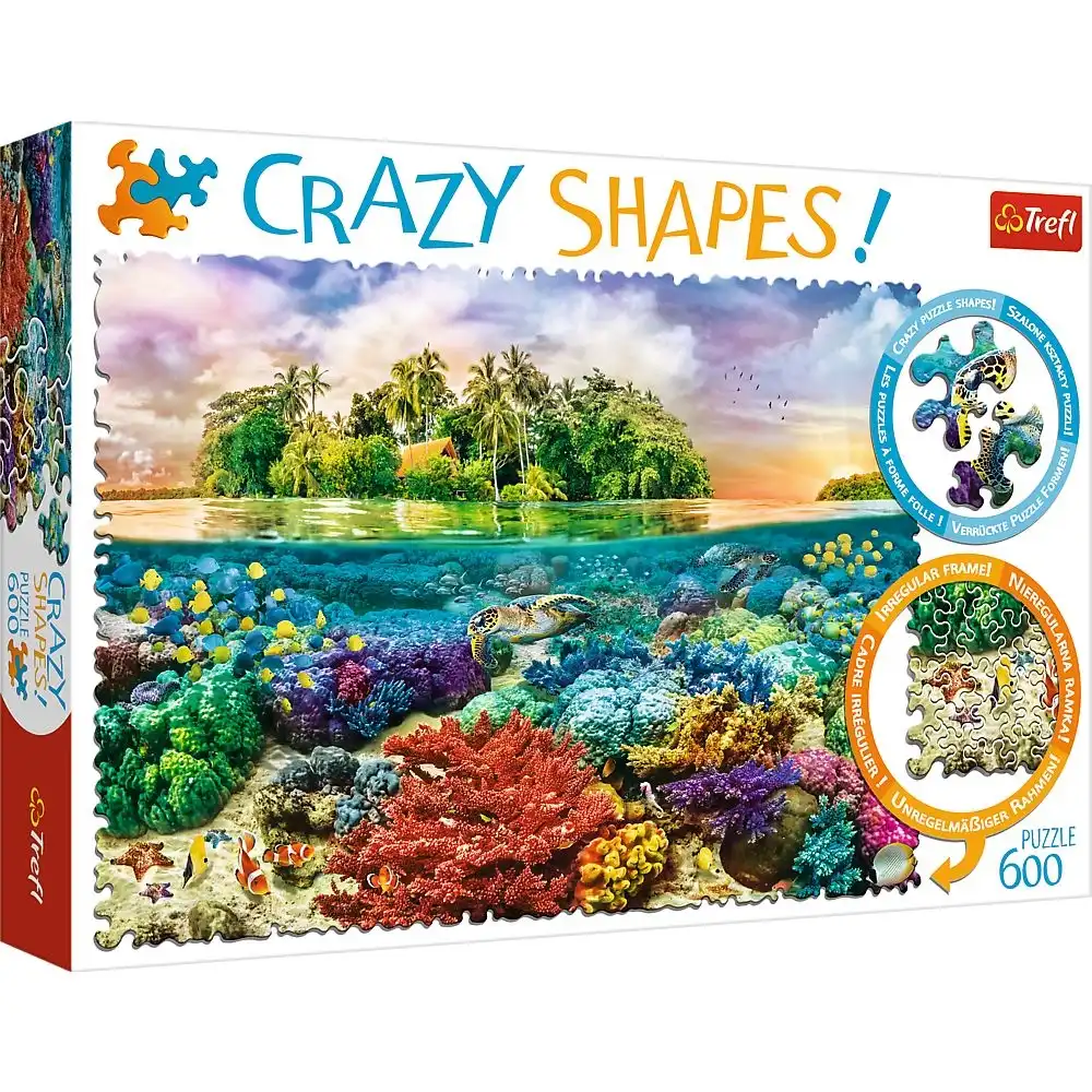 Trefl - Crazy Shapes Tropical Island Puzzle 600 Pieces - 11113