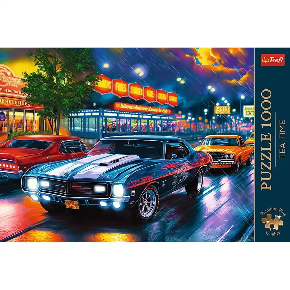 Trefl - Night Drive  Jigsaw Puzzle ( 1000 Pcs ) - 12076