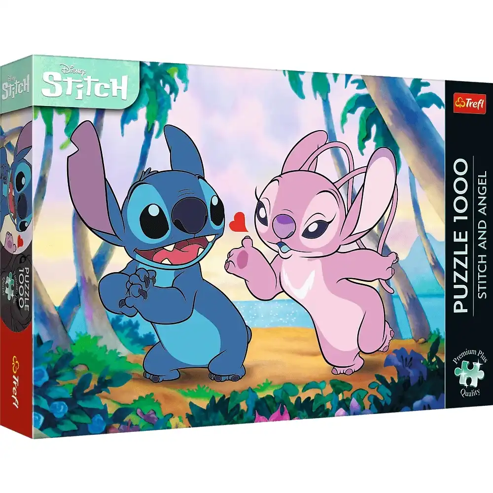Trefl - Disney Lilo & Stitch Show Stitch & Angel 1000 Pieces - 12079
