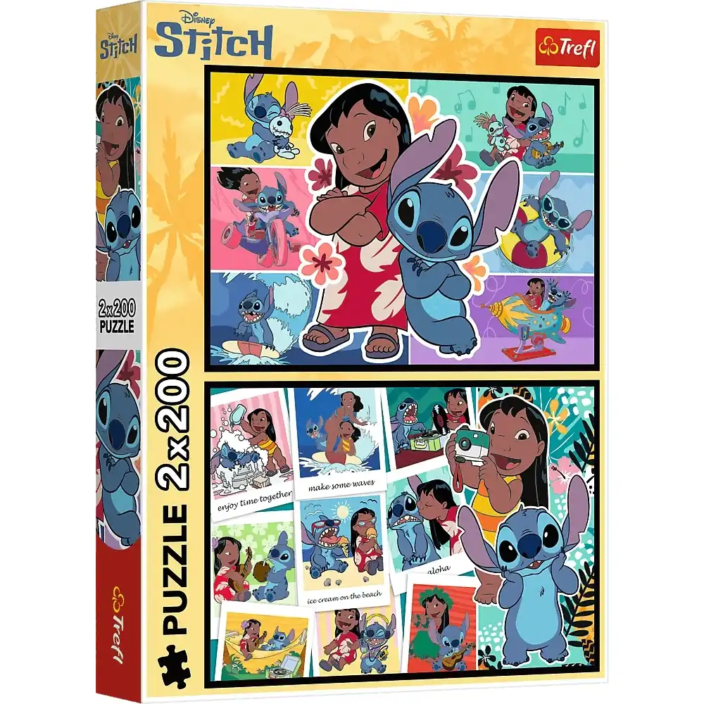Trefl - Stitch Puzzle 2x200 - 13334