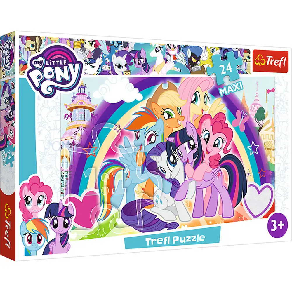 Trefl - 24 Pieces Happy ponies puzzle - 14269