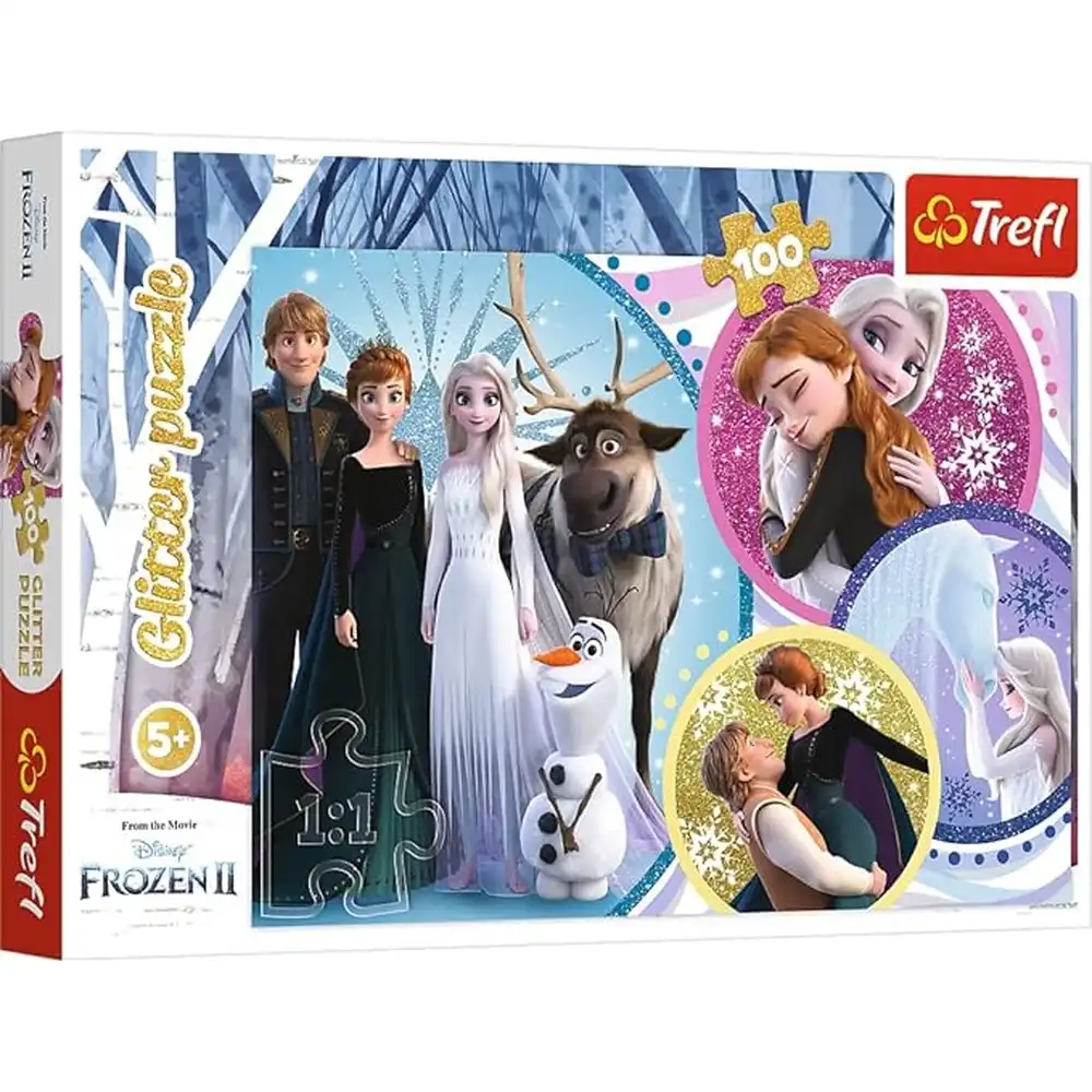 Trefl - Frozen 2 In The Glow of Love Glitter Puzzle 100 Pieces - 14817