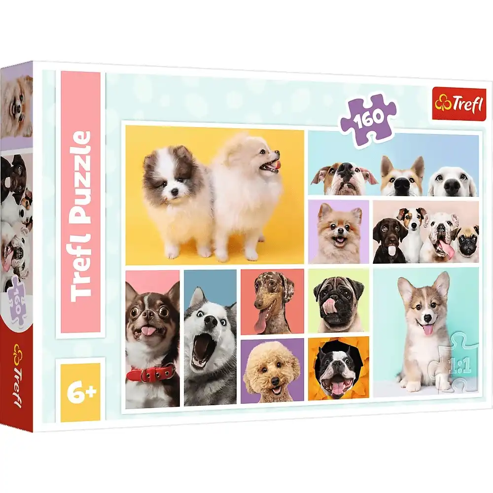 Trefl - Dog Friendship Puzzle 160 Pieces - 15412