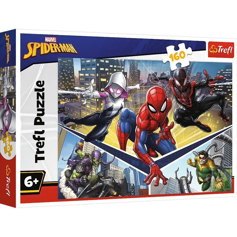 Trefl - Marvel Spiderman Power Puzzle 160 Pieces - 15422
