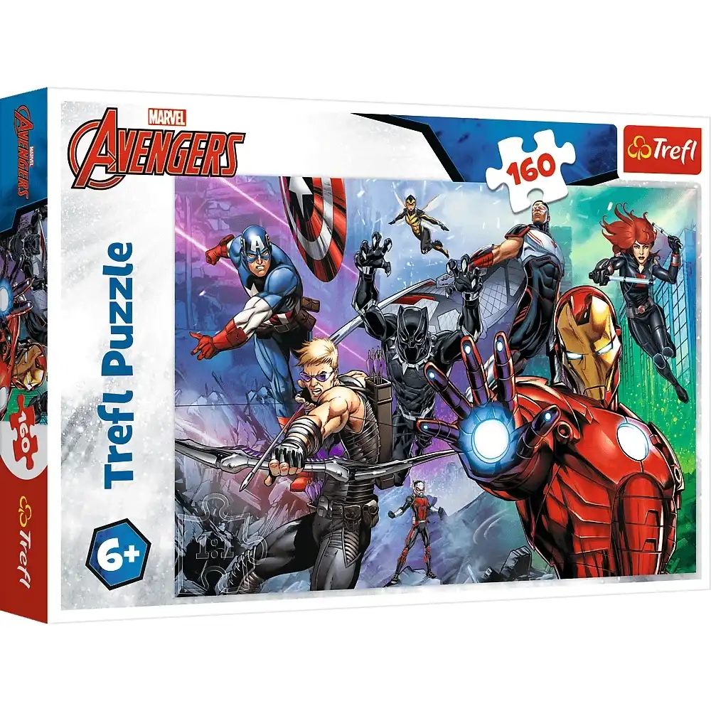 Trefl - Marvel Avengers Always Ready Heroes Puzzle 160 Pieces - 15424