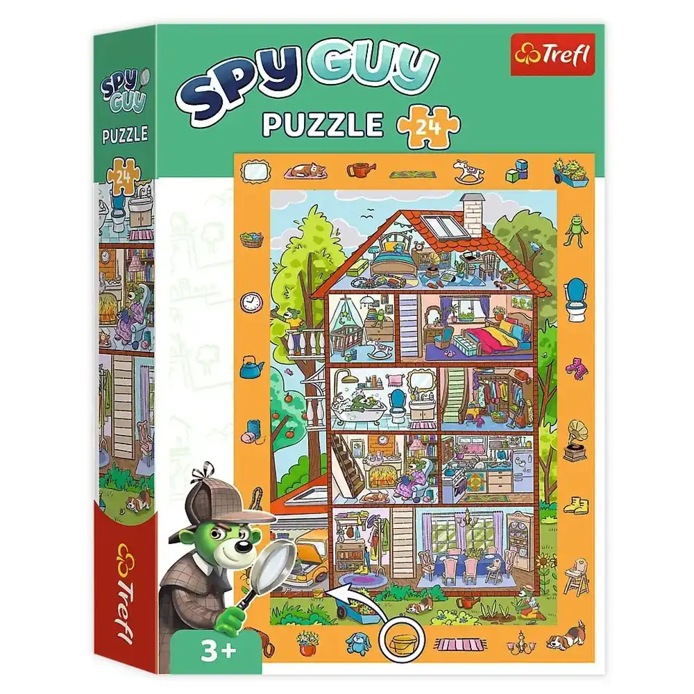 Trefl - Spy Guy: At Home The Treflik Family Puzzle 24 Pieces - 15593