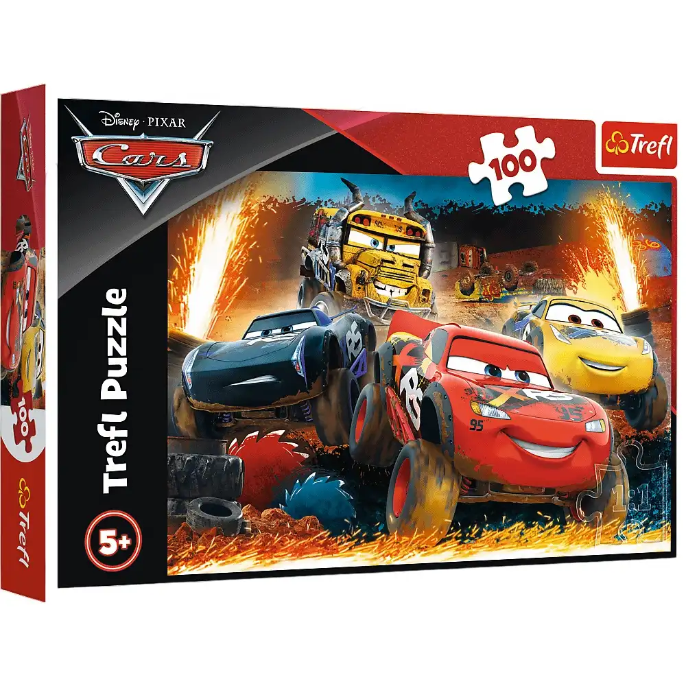 Trefl - Disney Extreme Cars 3 Puzzle 100 Pieces - 16358