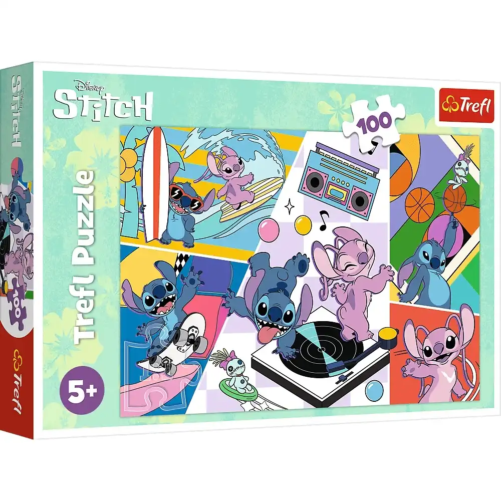 Trefl - Lilo & Stitch Memories Puzzle 100 Pieces - 16473