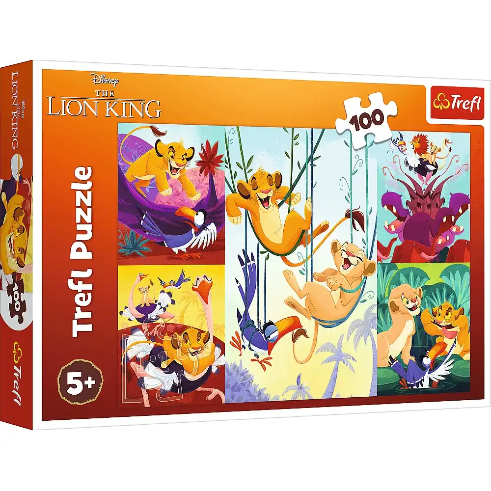 Trefl - Disney Lion King Courageous King Puzzle 100 Pieces - 16478