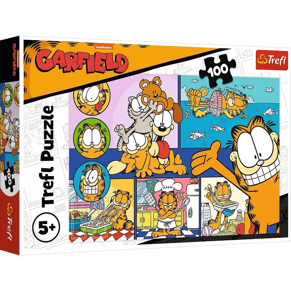 Trefl - Lazy Garfield Puzzle 100 Pieces - 16521