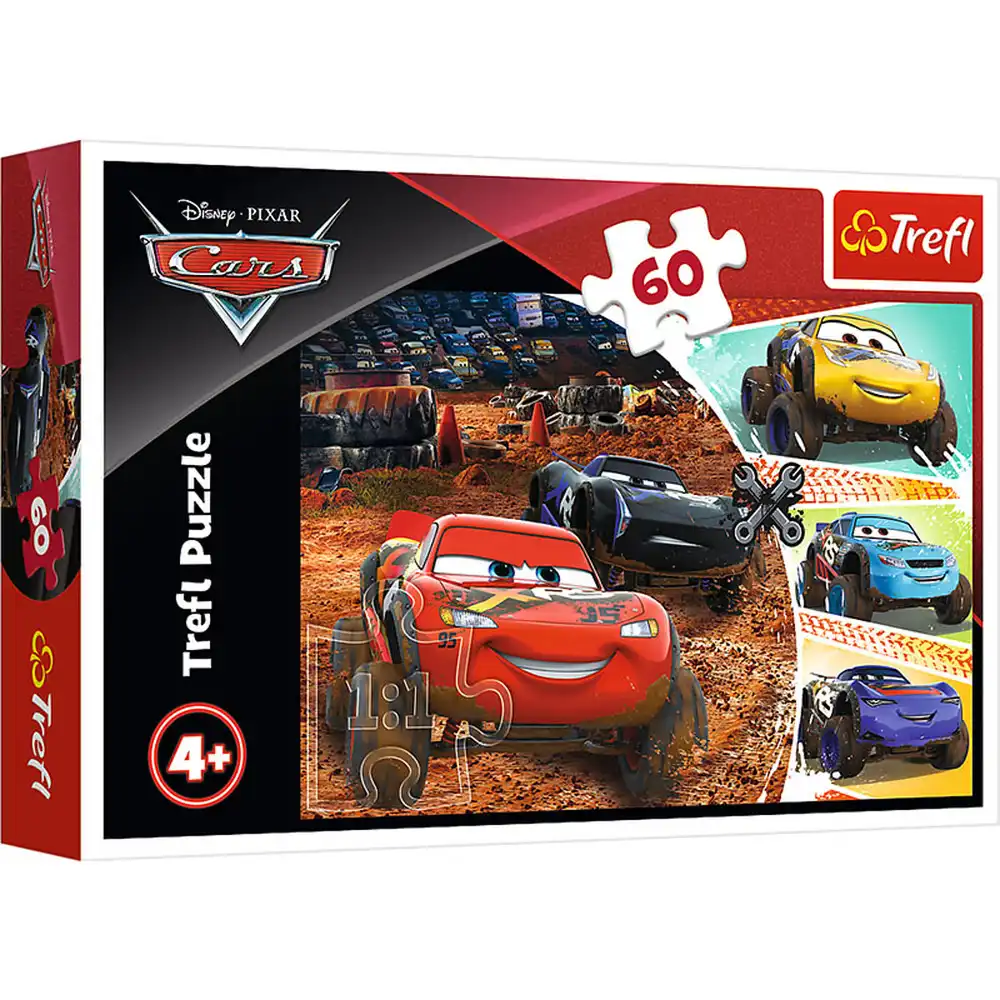 Trefl - Lightning McQueen with Friends Puzzle 60 Pieces - 17327